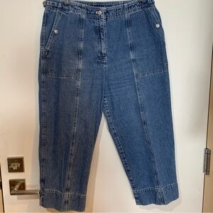 Ralph Lauren Jeans Co.  Womens 14 Capri Classic Blue Denim Jeans